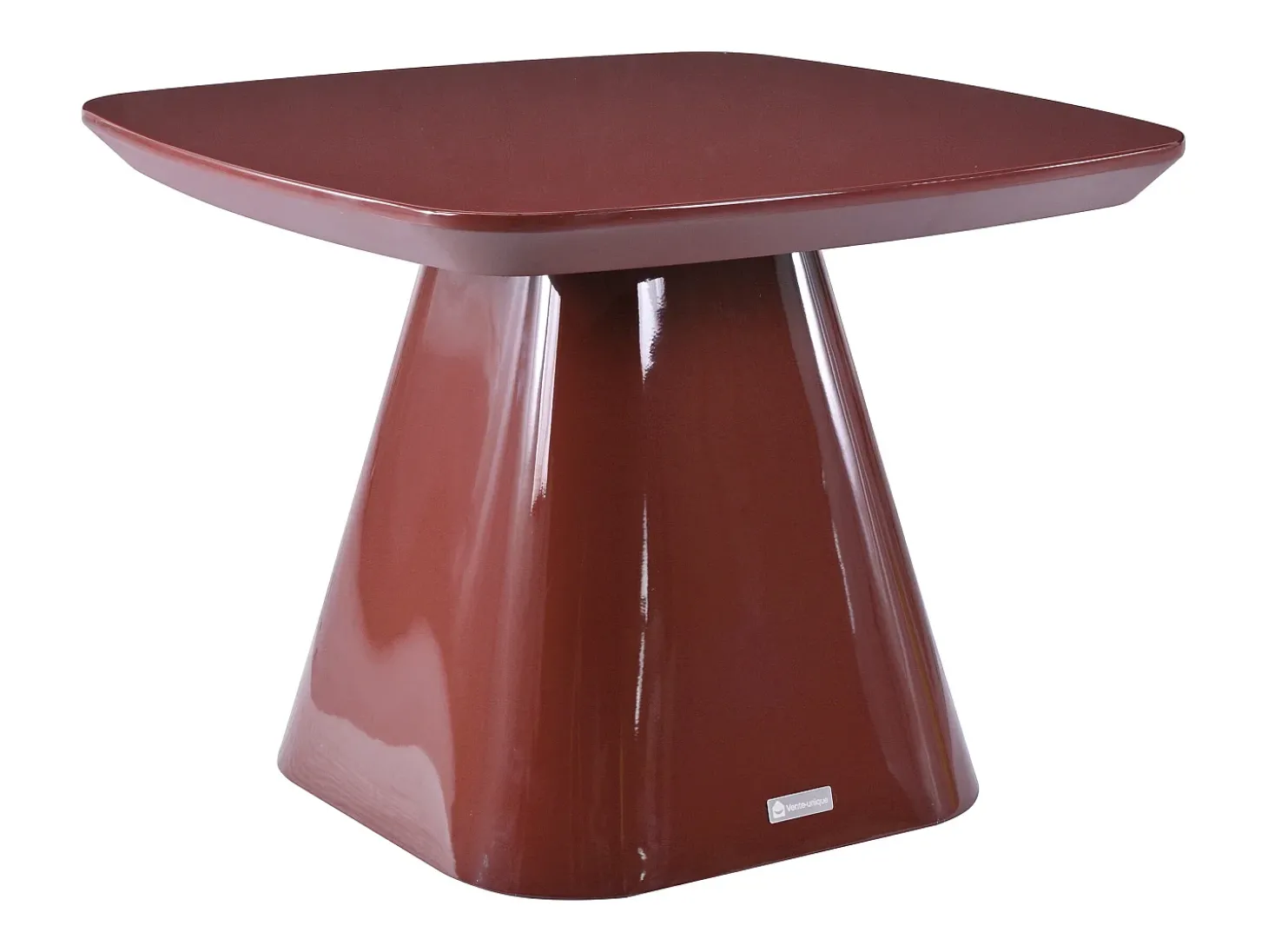 Mesa de apoio em MDF - Bordeaux lacado - NATAZA