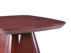 Mesa de apoio em MDF - Bordeaux lacado - NATAZA