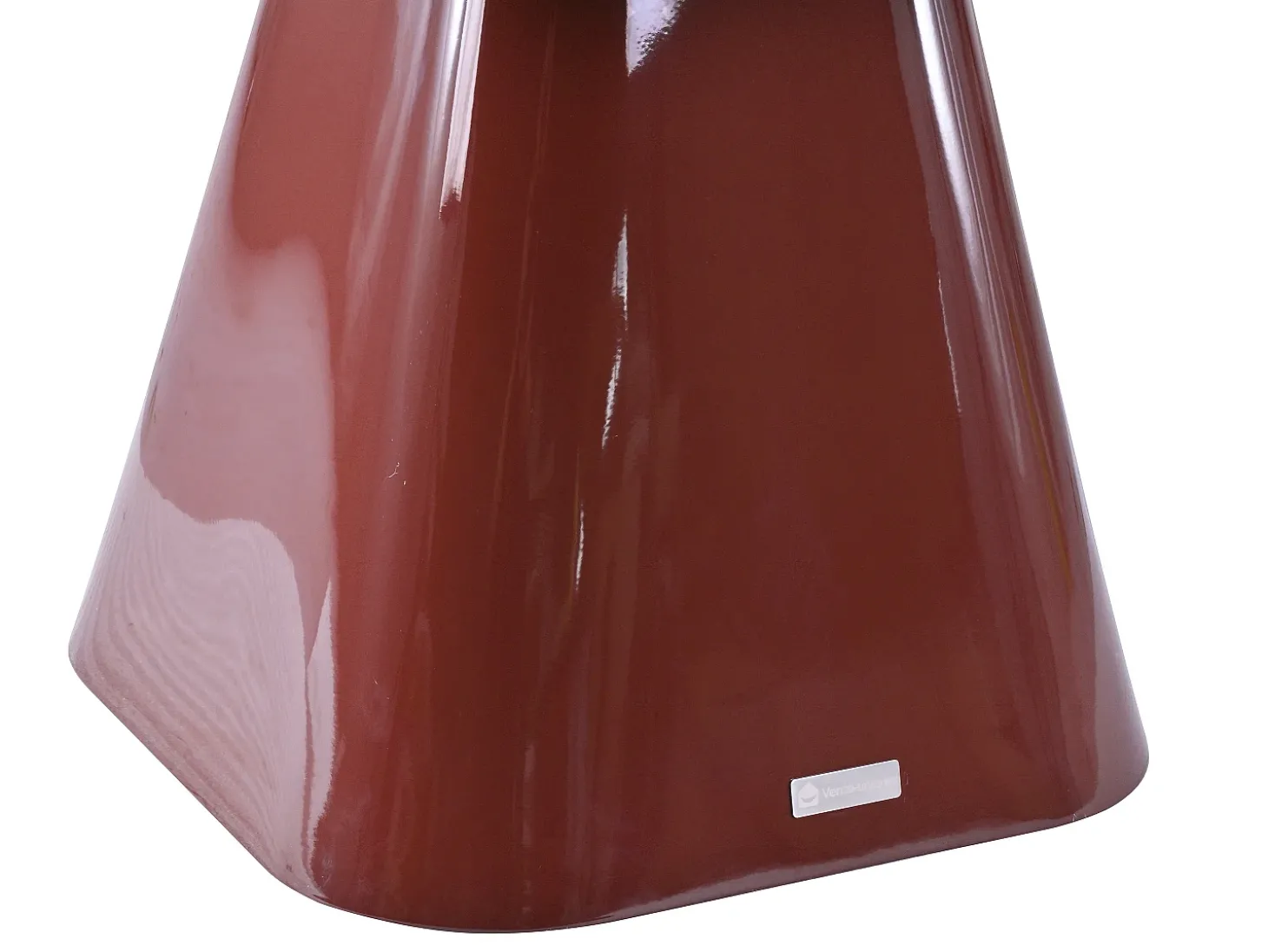 Mesa de apoio em MDF - Bordeaux lacado - NATAZA