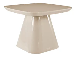 Mesa de apoio em MDF - Lacado Taupe - NATAZA