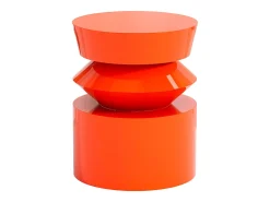 Mesa de apoio em MDF - Laranja lacado - NIDIMA
