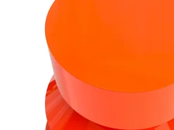 Mesa de apoio em MDF - Laranja lacado - NIDIMA