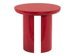 Mesa de apoio em MDF - Vermelho lacado - DERLALI