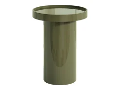 Mesa de apoio em MDF - Verde cáqui lacado - SYBEVA