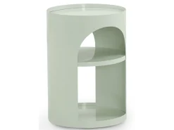 Mesa de apoio em metal branco