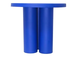 Mesa de apoio em metal de cor azul - TANIYA