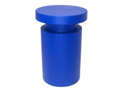 Mesa de apoio em metal de cor azul - RIDALIA