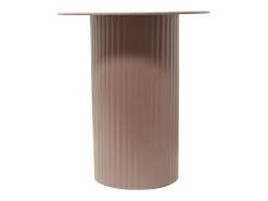 Mesa de apoio em metal de cor bege - SUADA