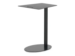 Mesa de apoio em metal preto