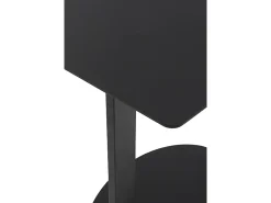 Mesa de apoio em metal preto