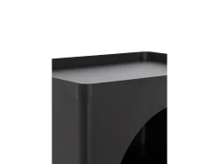 Mesa de apoio em metal preto