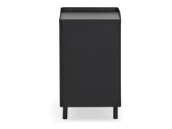 Mesa de apoio em metal preto