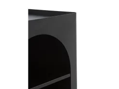 Mesa de apoio em metal preto