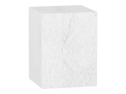 Mesa de apoio em mármore – branco – Dove Low