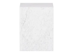 Mesa de apoio em mármore – branco – Dove Low