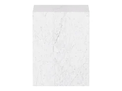 Mesa de apoio em mármore – branco – Dove Low