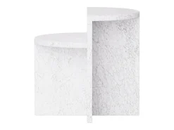 Mesa de apoio em mármore – branco – Swan