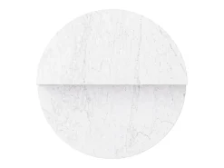 Mesa de apoio em mármore – branco – Swan