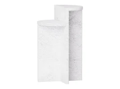 Mesa de apoio em mármore – branco – Swan Tall