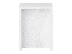 Mesa de apoio em mármore – branco – Falcon