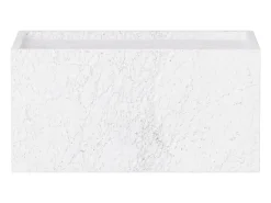 Mesa de apoio em mármore – branco – Crow Wide