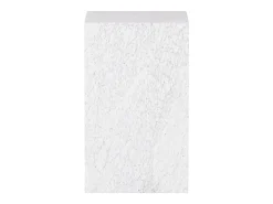 Mesa de apoio em mármore – branco – Dove Tall