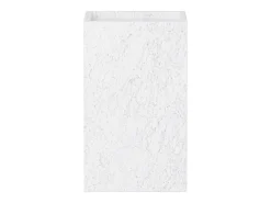 Mesa de apoio em mármore – branco – Crow Tall