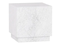 Mesa de apoio em mármore – branco – Heron
