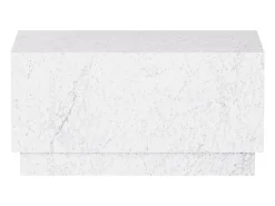 Mesa de apoio em mármore – branco – Heron Wide