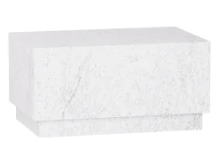 Mesa de apoio em mármore – branco – Heron Wide