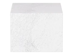 Mesa de apoio em mármore – branco – Dove Wide