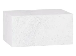 Mesa de apoio em mármore – branco – Dove Wide