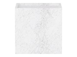 Mesa de apoio em mármore – branco – Crow