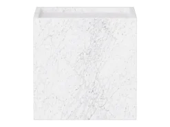 Mesa de apoio em mármore – branco – Crow