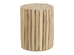 Mesa de apoio em teca - Cor: natural - LUTIANA