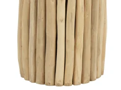 Mesa de apoio em teca - Cor: natural - LUTIANA