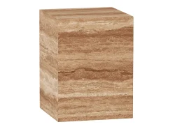 Mesa de apoio em travertino – nogueira – Dove Low