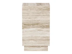Mesa de apoio em travertino – bege – Heron Tall