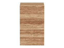 Mesa de apoio em travertino – nogueira – Dove Tall