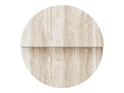 Mesa de apoio em travertino – bege – Swan