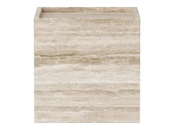 Mesa de apoio em travertino – bege – Crow