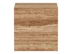 Mesa de apoio em travertino – nogueira – Dove