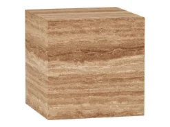 Mesa de apoio em travertino – nogueira – Dove
