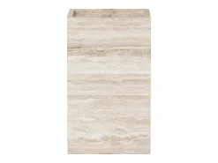 Mesa de apoio em travertino – bege – Crow Tall