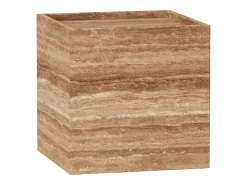 Mesa de apoio em travertino – nogueira – Crow