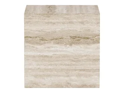 Mesa de apoio em travertino – bege – Dove