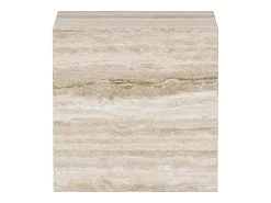Mesa de apoio em travertino – bege – Dove