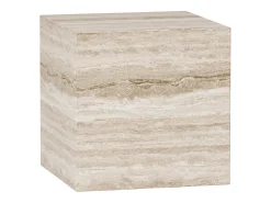 Mesa de apoio em travertino – bege – Dove