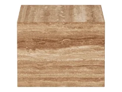 Mesa de apoio em travertino – nogueira – Dove Wide