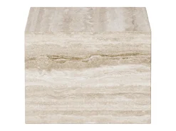 Mesa de apoio em travertino – bege – Dove Wide